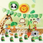 Seyal Jugle Safari Cupcake Topper – Animal-Themed Party Picks for Birthday Cupcakes, Dessert Tables, and Event Styling