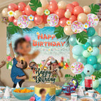 Seyal Mna Happy Birthday Cake Topper – Island Princess Theme | Ocean Adventure Party Decor