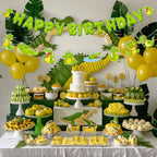 SHADOAMP Alligator Party Decorations – Crocodile Birthday Banner & Garland for Jungle Safari Theme