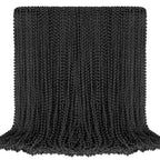 SHAOQINLIN 100 Pcs Black Bead Necklaces – 33in Mardi Gras & Party Beads
