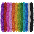 SHAOQINLIN 144 PCS Mardi Gras Beads Necklaces – 33-inch Colorful Party Beads in 12 Colors