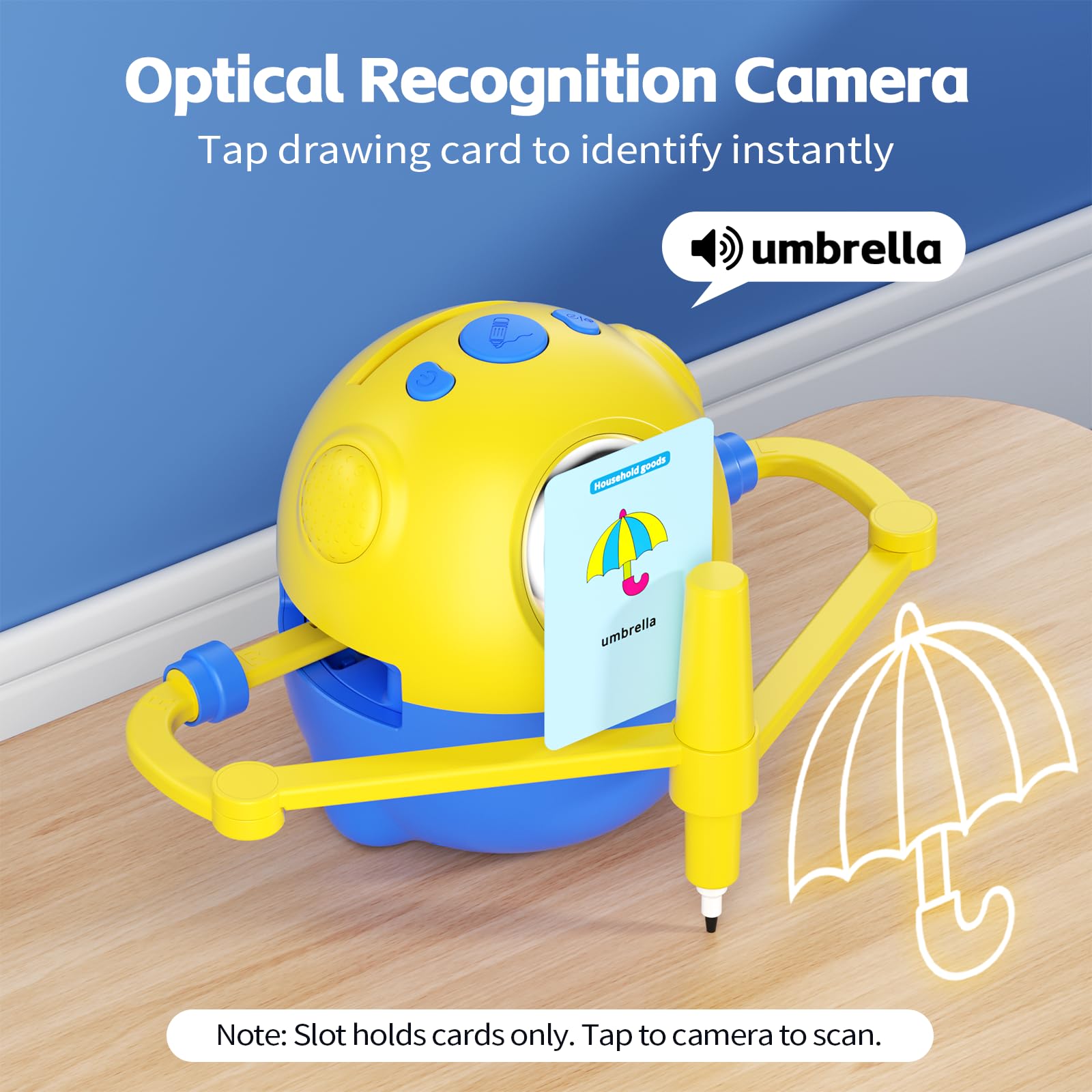 Shapana Drawing Robot for Kids – Camera Recognition & Montessori Art Toy (Ages 3+)