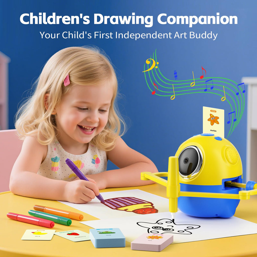 Shapana Drawing Robot for Kids – Camera Recognition & Montessori Art Toy (Ages 3+)