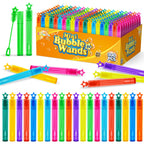 Shemira Bubble Wand Bulk – 300 Mini Neon Bubble Wands in 10 Colors | Party Favors
