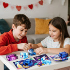 Shemira 24-Pack Valentine Cards for Kids with Fidget Cube Toys | Classroom Exchange & Party Favors Bulk