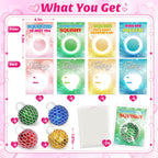 Shemira Valentines Cards & 24 Stretch Squeeze Balls – Classroom Party Favors for Kids