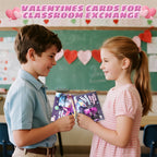 Shemira 24-Pack Valentine Cards for Kids with Fidget Cube Toys | Classroom Exchange & Party Favors Bulk