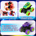 Shemira 24-Pack Valentines Day Cards with Monster Truck Toys – Classroom Gifts & Party Favors