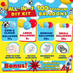 SHERYL DECOR ALL-IN-1 Toy Story Balloons Arch Kit – Its A Boy Baby Shower Garland, Easy DIY