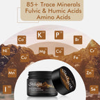 Shilajit Purest Himalayan Organic Resin – Gold Grade 100% Pure, Fulvic Acid & 85+ Minerals, 30g