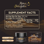 Shilajit Purest Himalayan Organic Resin – Gold Grade 100% Pure, Fulvic Acid & 85+ Minerals, 30g