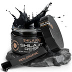 SHILAJOY Organic Shilajit Resin – Himalayan Gold, >75% Fulvic Acid, 85+ Minerals (40g)