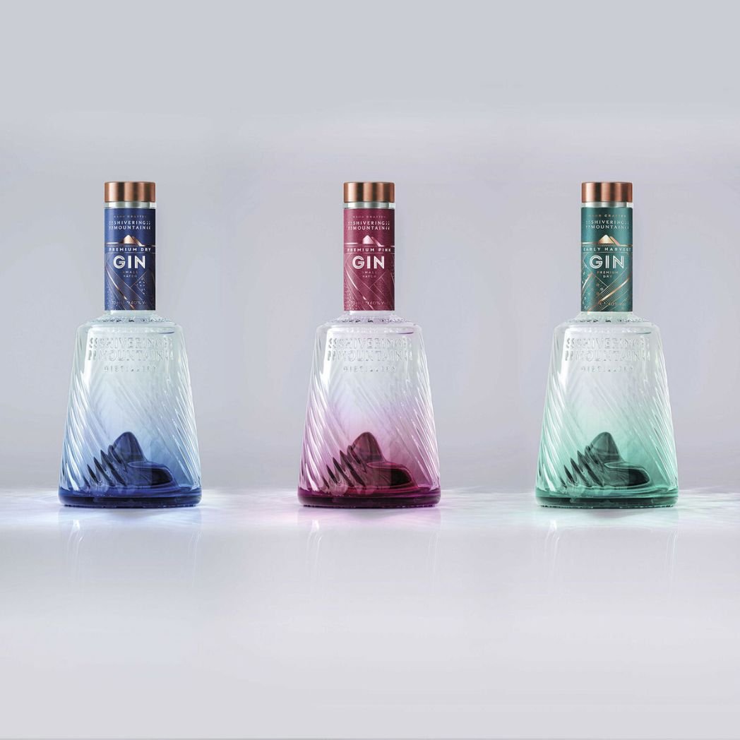 Shivering Mountain Pink Grapefruit Gin, 70cl