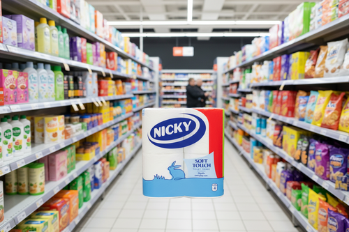 10 x Nicky Soft Touch Toilet Tissue 4 Rolls