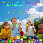 SHQDD 36PCS Light Up Ball – Glow-in-the-Dark Bouncy Balls for Kids, Party Favors