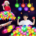 SHQDD 36PCS Light Up Ball – Glow-in-the-Dark Bouncy Balls for Kids, Party Favors