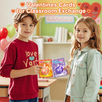 ShyLizard 24-Pack Valentines Cards with Squeeze Balls – Classroom Gift Exchange & Party Favors