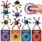 ShyLizard 24-Pack Valentines Day Cards with Fidget Spinners – Classroom Gifts & Kids Party Favors