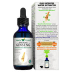 Siberian Ginseng Root Extract – Organic & Alcohol-Free 2oz | Patented Cold Fulvic Mineral Water Brew