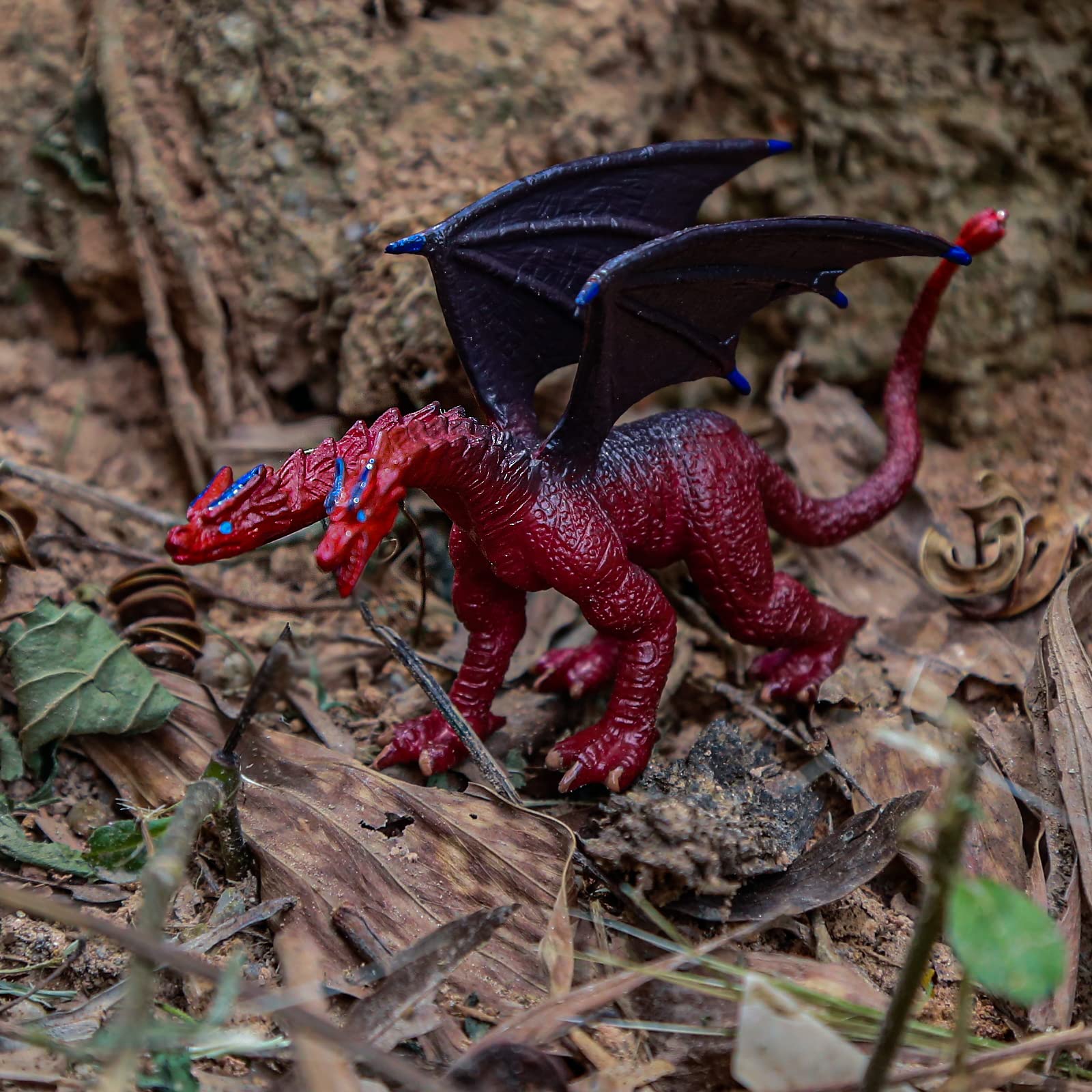 SIENON 10-Pack Dragon Toy Figures – 5in & 3in Mini Mythical Figurines for Cake Toppers & Party Decor