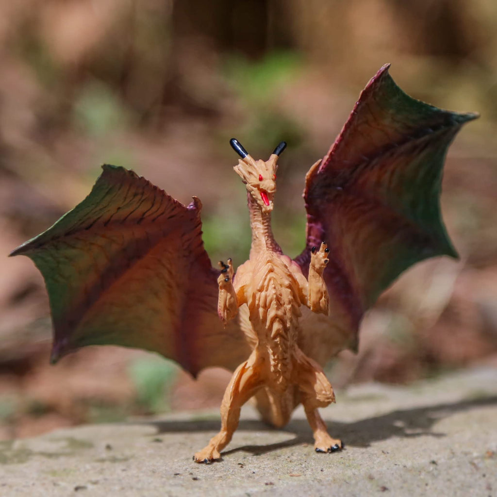 SIENON 10-Pack Dragon Toy Figures – 5in & 3in Mini Mythical Figurines for Cake Toppers & Party Decor