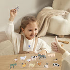 SIENON 15Pcs Farm Animal Figures — Realistic Mini Animals for Cake Toppers & Decor
