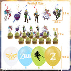 Signreen Legend Party Supplies — Banner, Balloons, Swirls, Backdrop, Tablecloth & Cake Toppers