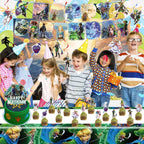 Signreen Legend Party Supplies — Banner, Balloons, Swirls, Backdrop, Tablecloth & Cake Toppers