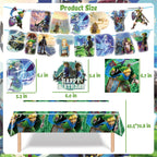 Signreen Legend Birthday Party Decorations Set – Banner, Balloons, Swirls, Tableware & Cake Toppers