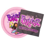 Silver Buffalo Bratz 32-Piece Party Plates & Napkins – Yasmin, Sasha, Jade & Cloe