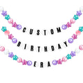 Simgoing 103 Pcs Giant Friendship Bracelet Garland Kit | Customizable Party Banner Decor