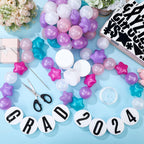 Simgoing 103 Pcs Giant Friendship Bracelet Garland Kit | Customizable Party Banner Decor