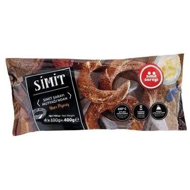 Simit Sarayı Part-Baked Traditional Sesame Simit Rings 4 Pack (400g)