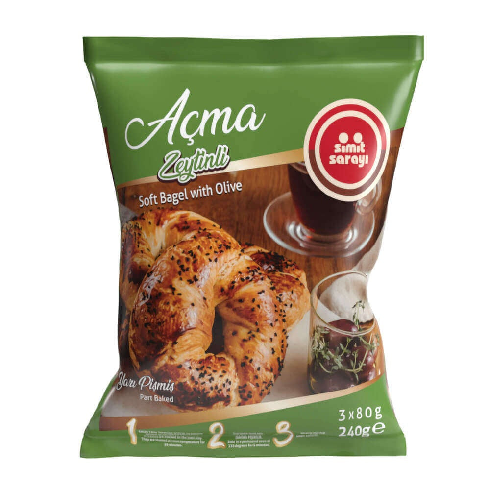 Simit Sarayı Zeytinli Açma Soft Bagel with Olive 240g