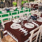 SJJPDYY Football Tablecloth 54x108 in – Disposable 2-Pack Decor