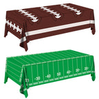 SJJPDYY Football Tablecloth 54x108 in – Disposable 2-Pack Decor