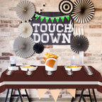 SJJPDYY Football Tablecloth 54x108 in – Disposable 2-Pack Decor
