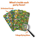Skillmatics Party Favors (Pack of 15) - Can You Spy Animals Card Set for Kids Ages 4–7