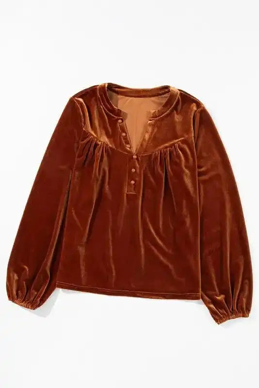 Elegant Skobeloff Beaded Velvet Blouse for Sophistication