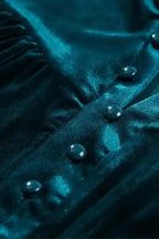 Elegant Skobeloff Beaded Velvet Blouse for Sophistication