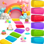 Skyygemm Candy Themed Floor Stickers – 30 Pcs, 16.1 x 10.2 in | Colorful PVC Party Floor Decals