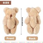 Skylety 32-Piece Mini Bear Plush Toy Set – 2.36-Inch Tiny Bears for Cake, Weddings & Party Favors (4 Colors)