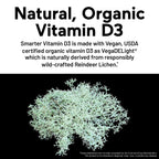 SMARTERNUTRITION Vegan Vitamin D3 5000 IU + Vitamin K2 1100 mcg – Organic Coconut & Olive Oil Softgels (180) 90 Day Supply