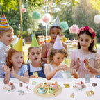 Smartwo Wooden Tea Party Set for Toddlers — 34-Piece Pretend Play Tea Set for Ages 3-5
