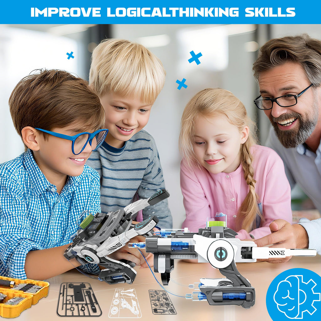 SMILESSKIDDO Robotic Mechanical Hand STEM Toy for Ages 8-14 | Parents' Choice Award Winner