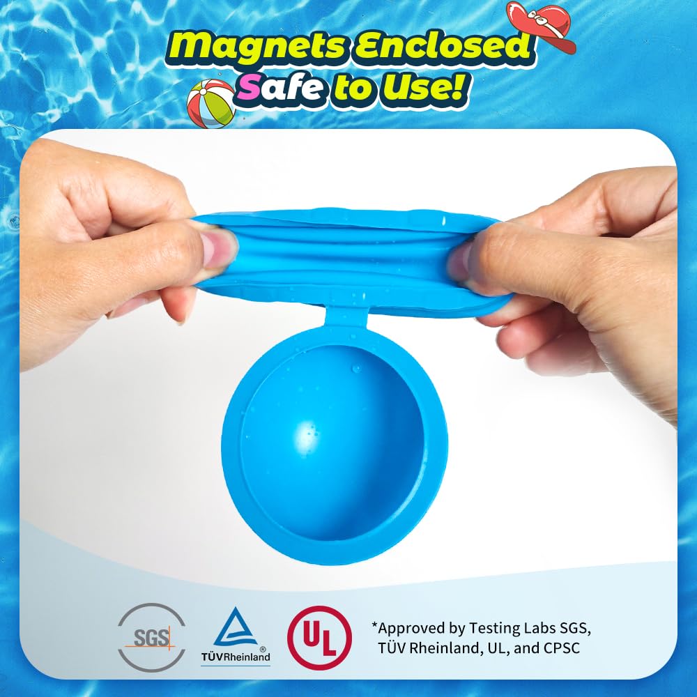 Smirodi 20-Piece Reusable Water Balloons – Magnetic Outdoor Water Toys for Pool & Beach