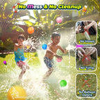 Smirodi Reusable Magnetic Water Balloons – Quick-Fill Water Bombs for Outdoor Games (8Pcs)