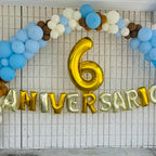Smlpuame 40 inch Gold Number 4 Balloon – Luxury Foil Balloons for Birthday & Anniversary
