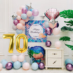 Smlpuame 40 Inch Gold Number Balloon 0-9 – Large Foil Balloons for Birthday, Wedding & Anniversary Celebrations