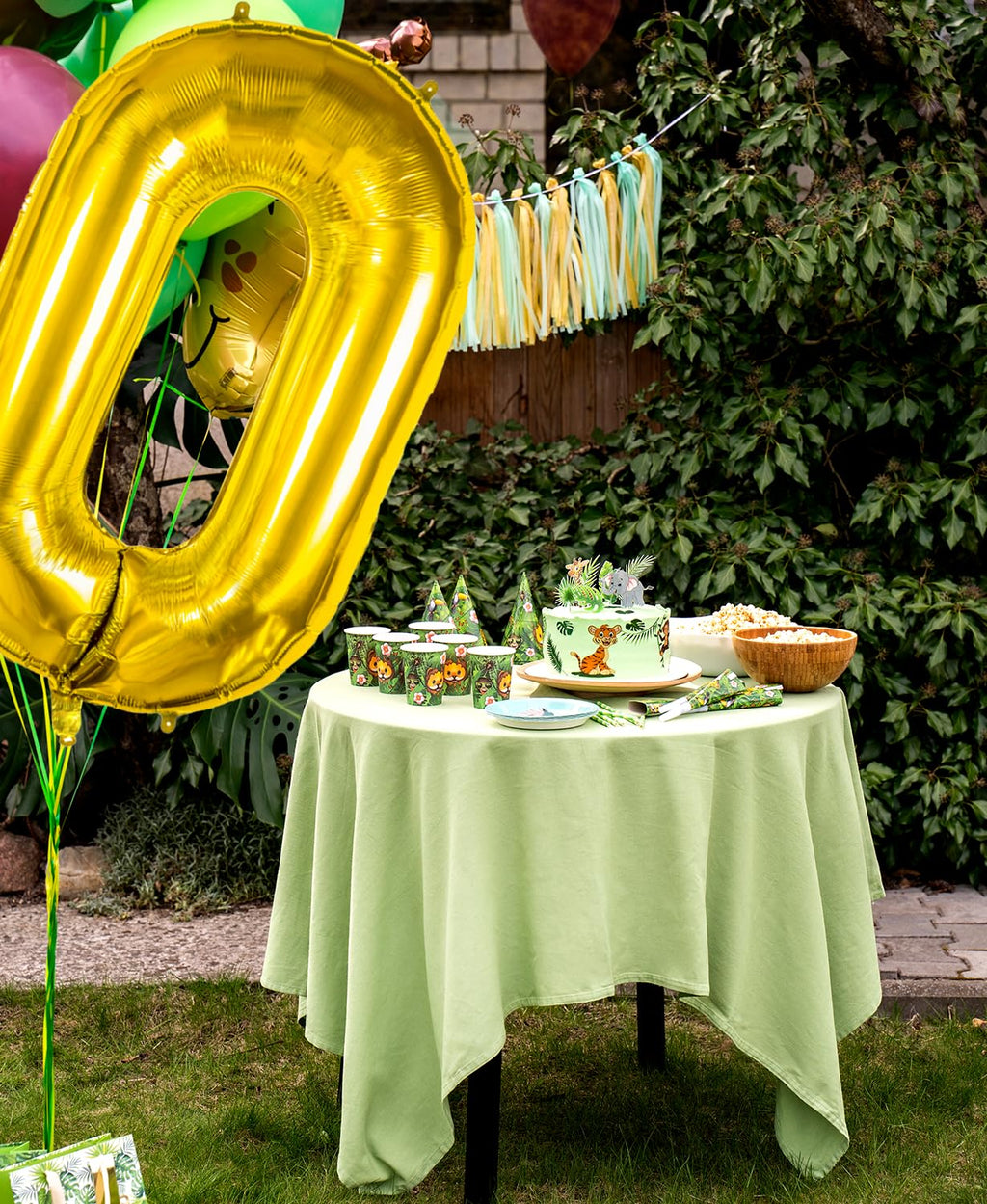Smlpuame 40-Inch Gold Number Balloons 0-9 | Large Digital Balloons for Birthday Parties & Celebrations